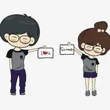 couple dp cartoon hd